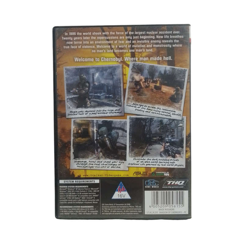 Stalker - Shadow Of Chernobyl PC (DVD)