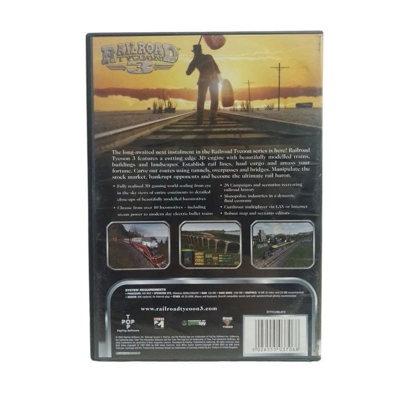 Railroad Tycoon 3 PC (CD)