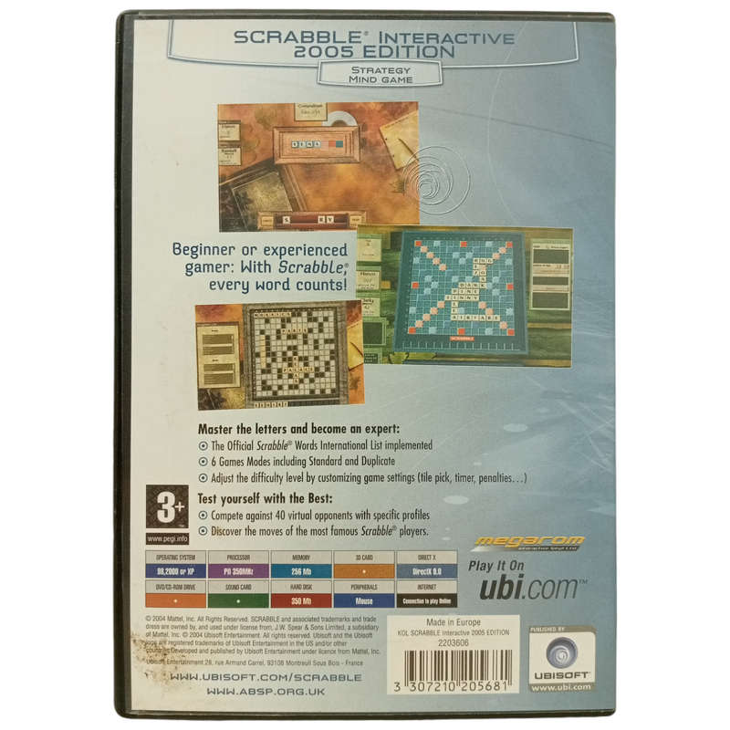 Scrabble Interactive 2005 Edition PC (CD)