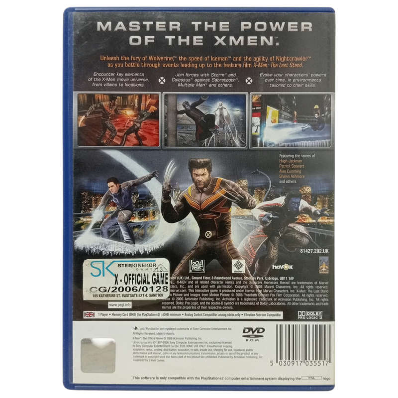 X Men - Official Game PS 2