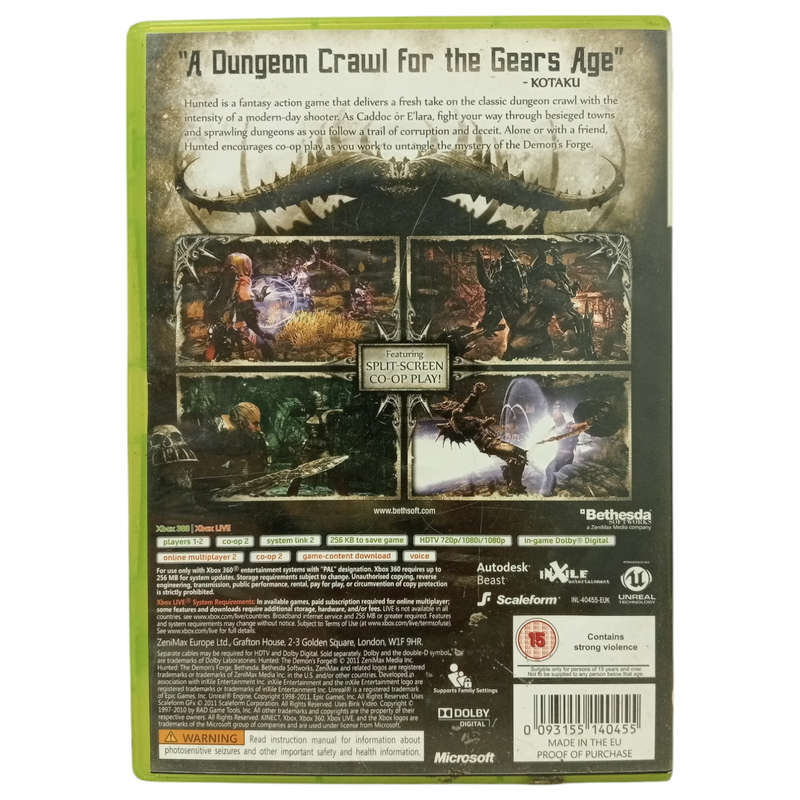 Hunted - The Demon's Forge Xbox 360