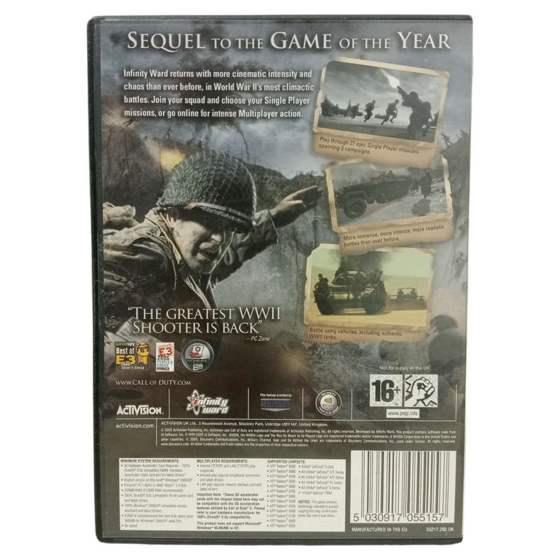 Call Of Duty 2 PC (DVD)