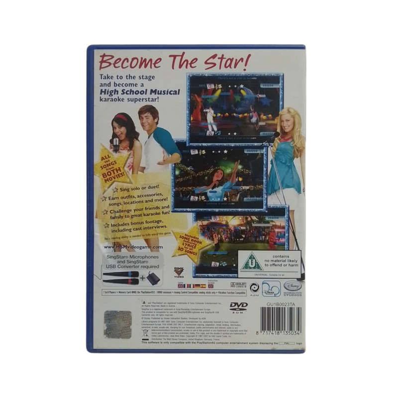 High School Musical - Sing it PlayStation 2