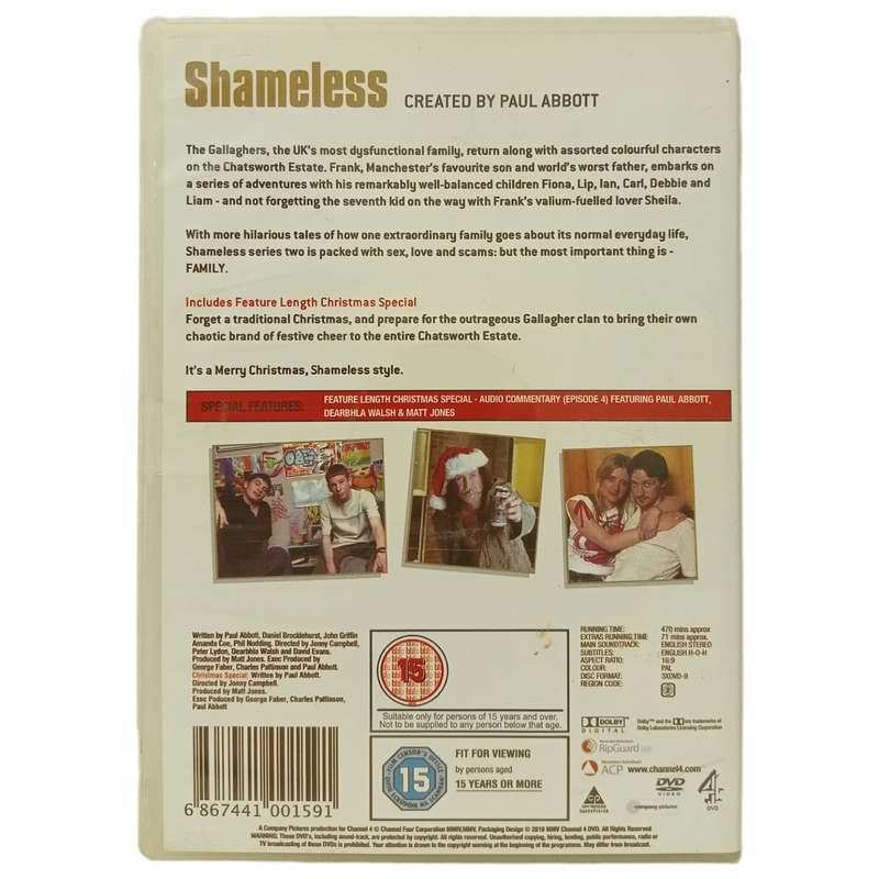 Shameless: Season 2 - 3 Disc Set DVD
