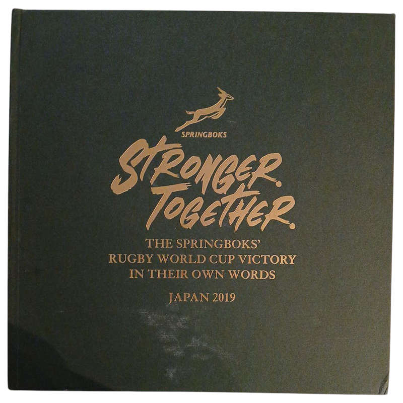 2020 Stronger Together, The Springboks RWC Victory 2019 By Tim Richman Hardcover w/Dustjacket