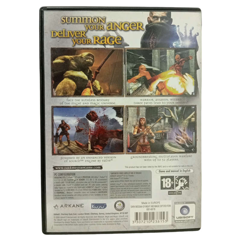 Dark Messiah - Might And Magic PC (DVD)