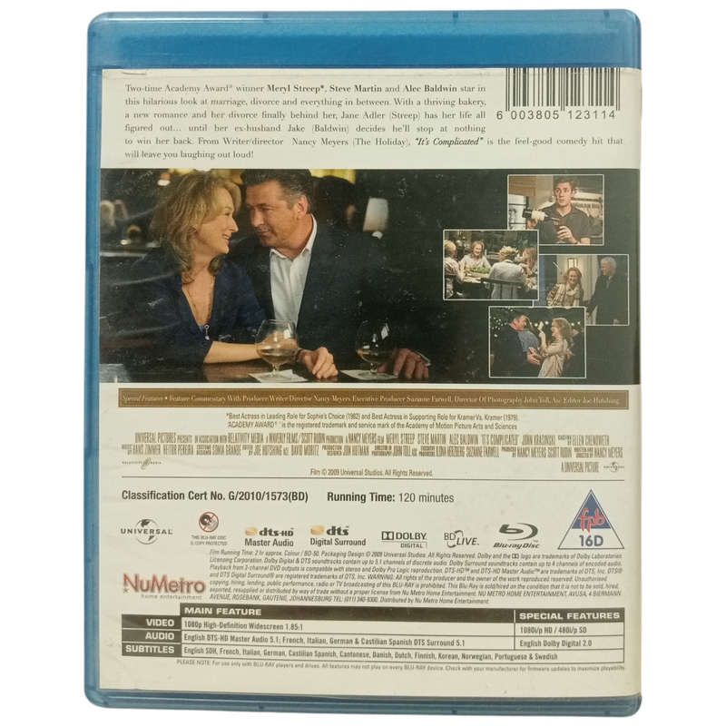 It's Complicated Blu-Ray