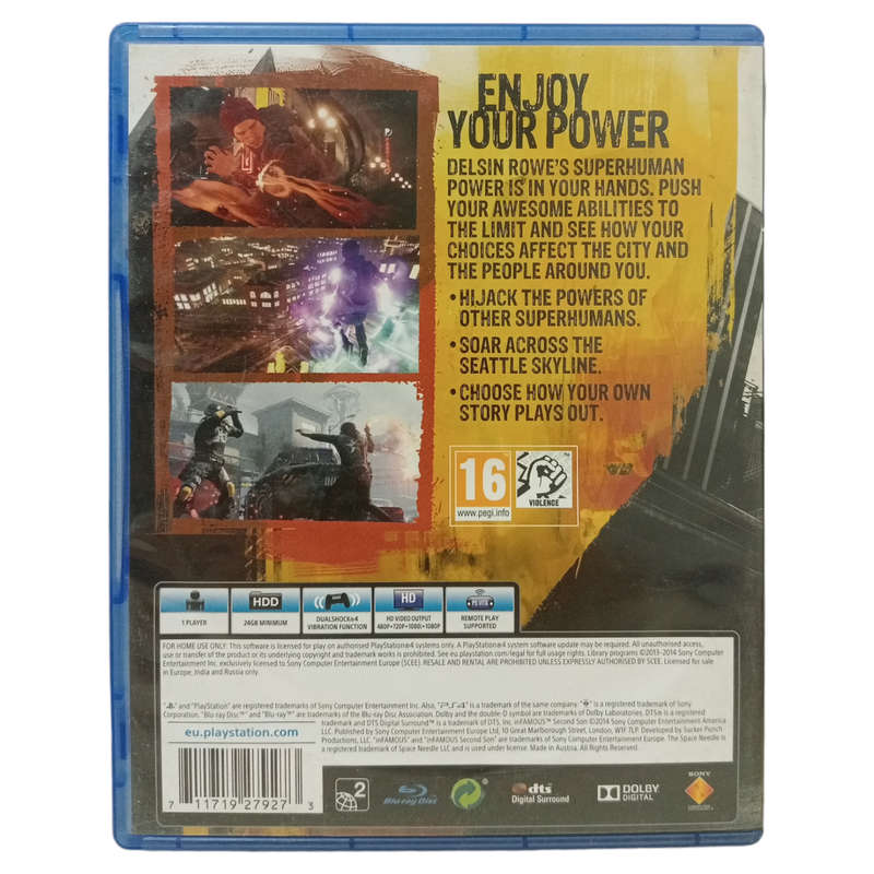 Infamous Second Son PS4