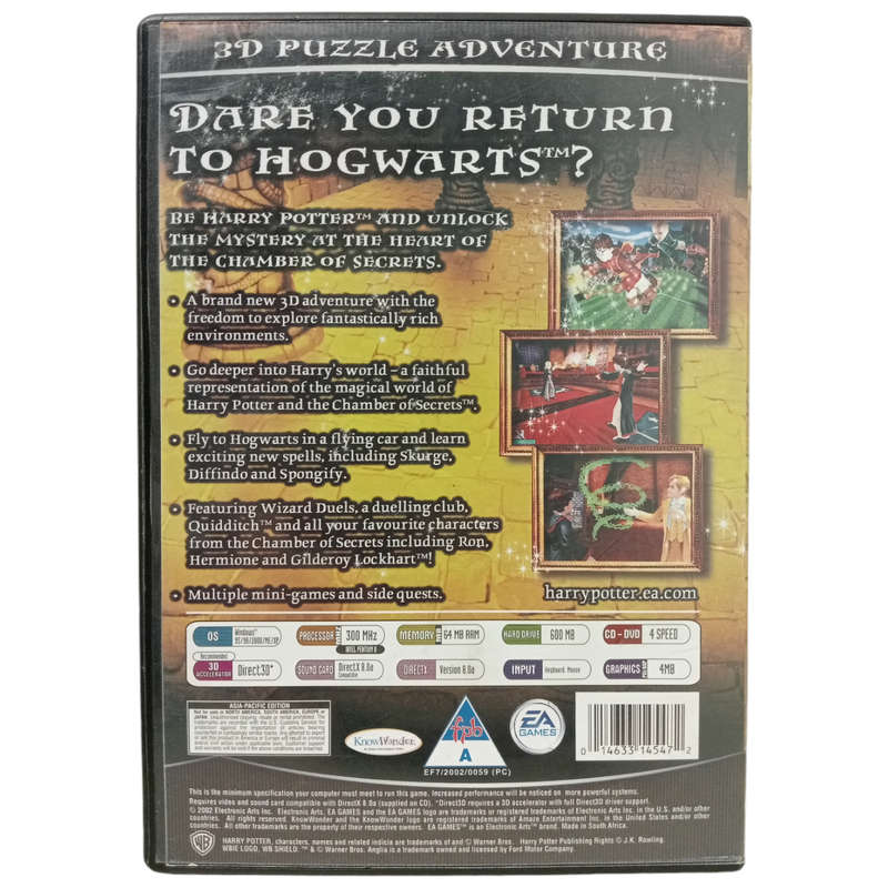 Harry Potter And The Chamber Of Secrets PC (CD)