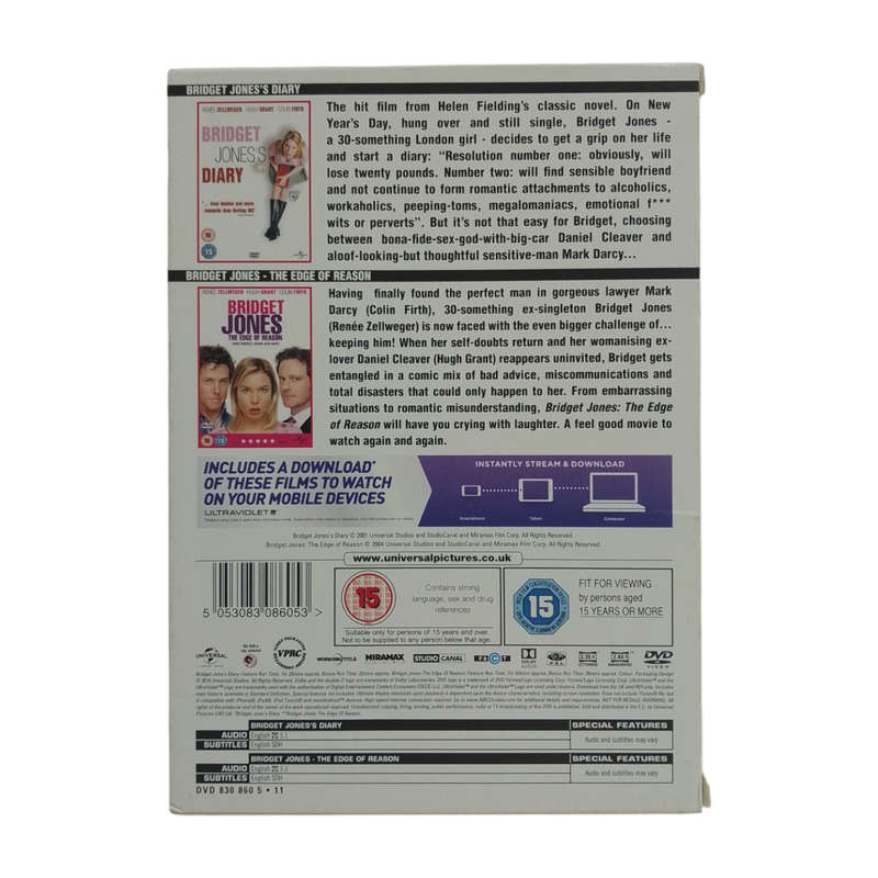 Bridget Jones 1 & 2