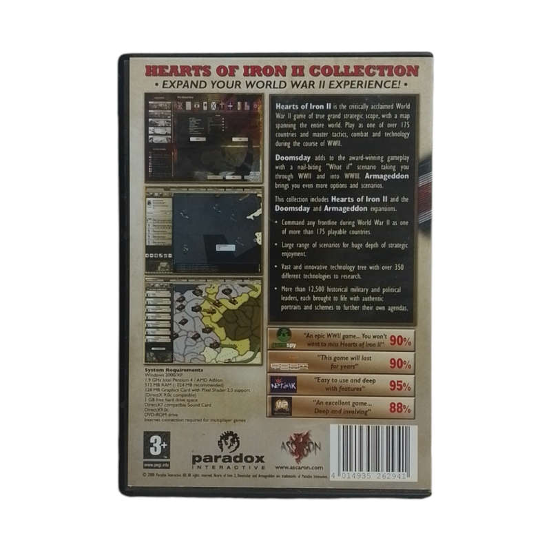 Hearts Of Iron II PC (DVD)