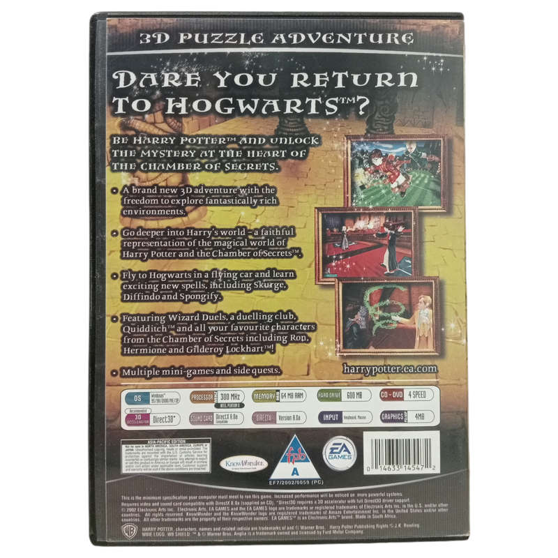 Harry Potter And The Chamber Of Secrets PC (CD)