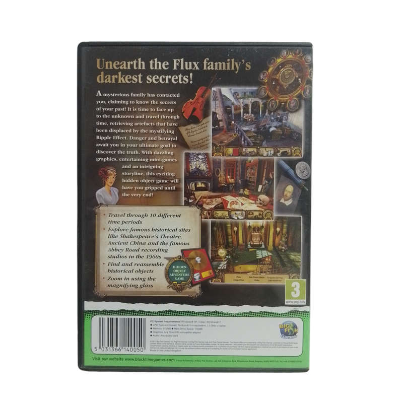 Hidden Object Game - Flux Family Secrets The Ripple Effect PC (CD)