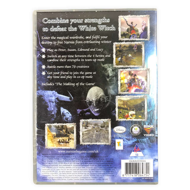 The Chronicles of Narnia: The Lion, The Witch & The Wardrobe (PC DVD)
