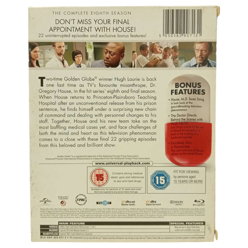 House Season Eight Blu-Ray