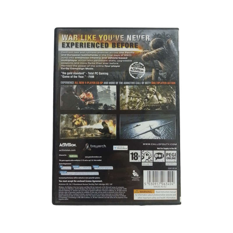 Call Of Duty - World At World PC (DVD)