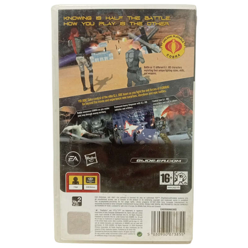 G.I Joe - Rise Of Cobra PSP