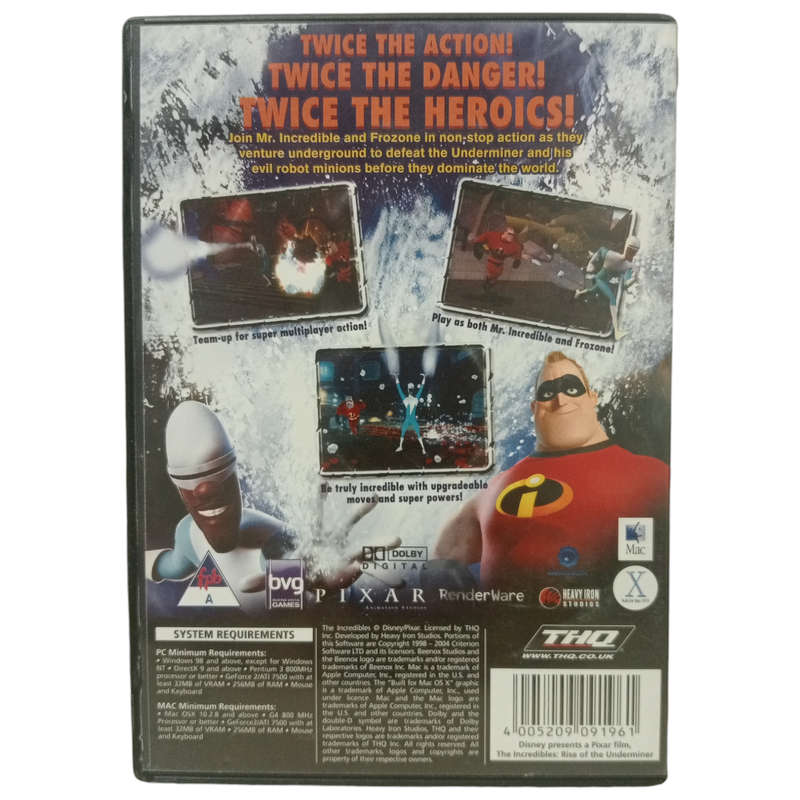 The Incredibles - Rise Of The Underminer PC (CD)