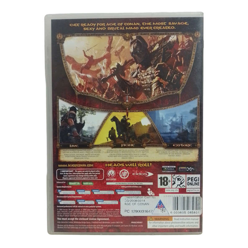 Age Of Conan - Hyborian Adventures PC (DVD)