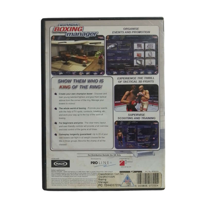 Worldwide Boxing Manager PC (CD)