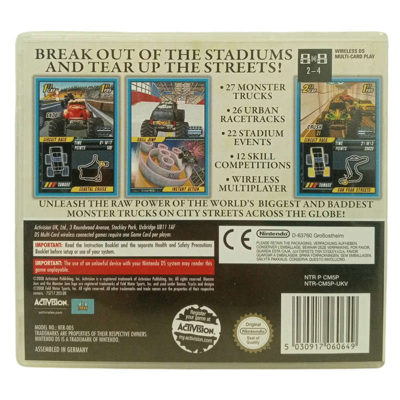 Monster Jam - Urban Assault Nintendo DS