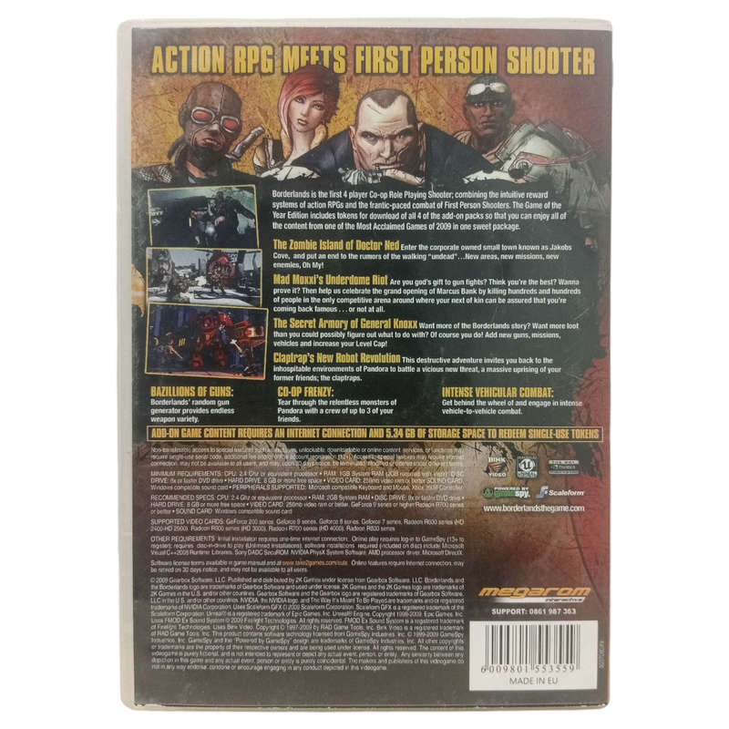 Borderlands - Game Of The Year Edition PC (DVD)