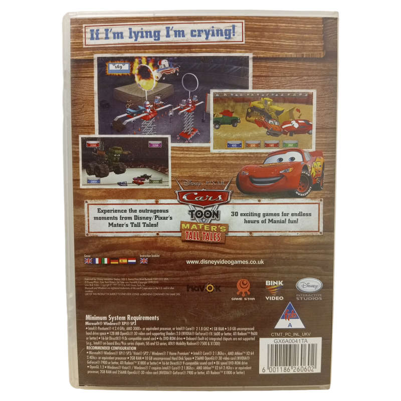 Cars Toon - Mater's Tall Tales PC (DVD)