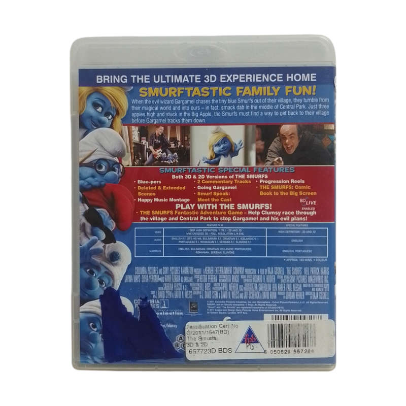 The Smurfs 3D Blu-Ray