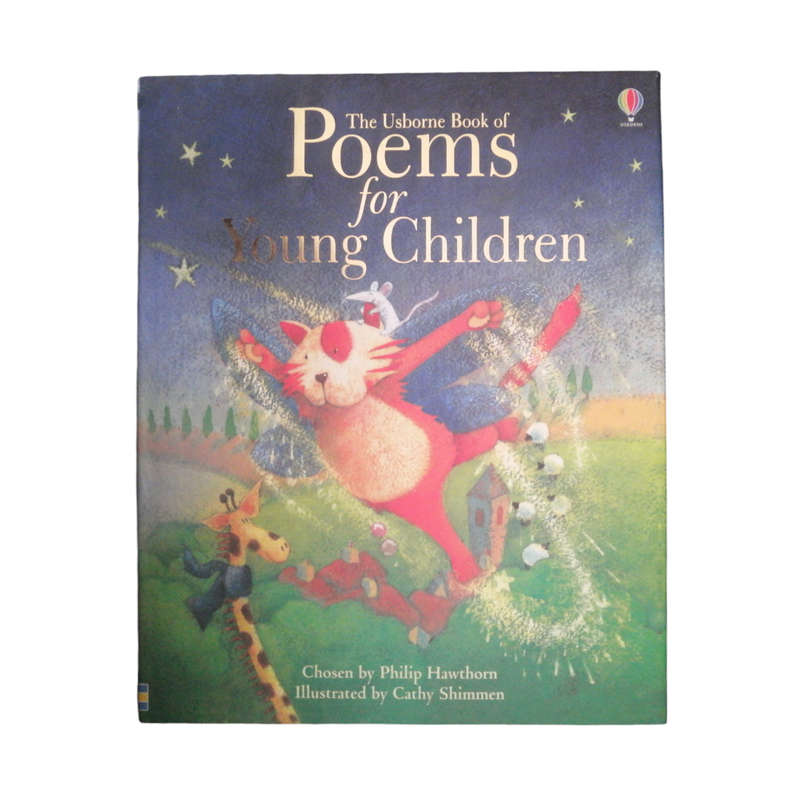 2004 Usborne Book Of Poems For Young Children Hardcover w/Dustjacket