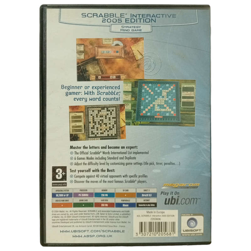 Scrabble Interactive 2005 Edition PC (CD)