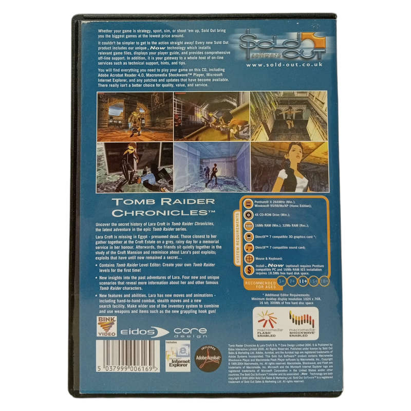 Tomb Raider Chronicles PC (CD)