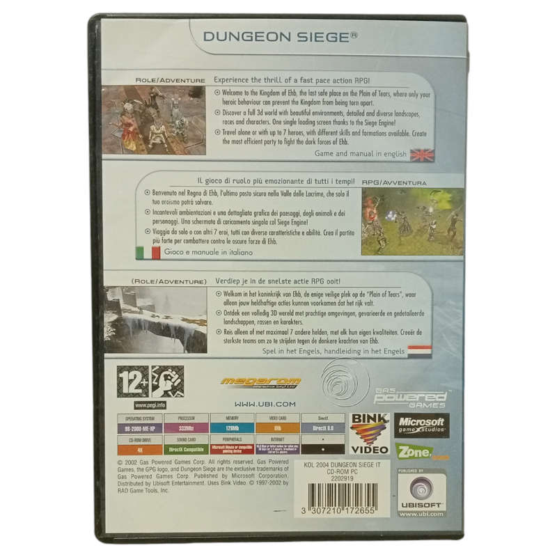 Dungeon Siege PC (CD)
