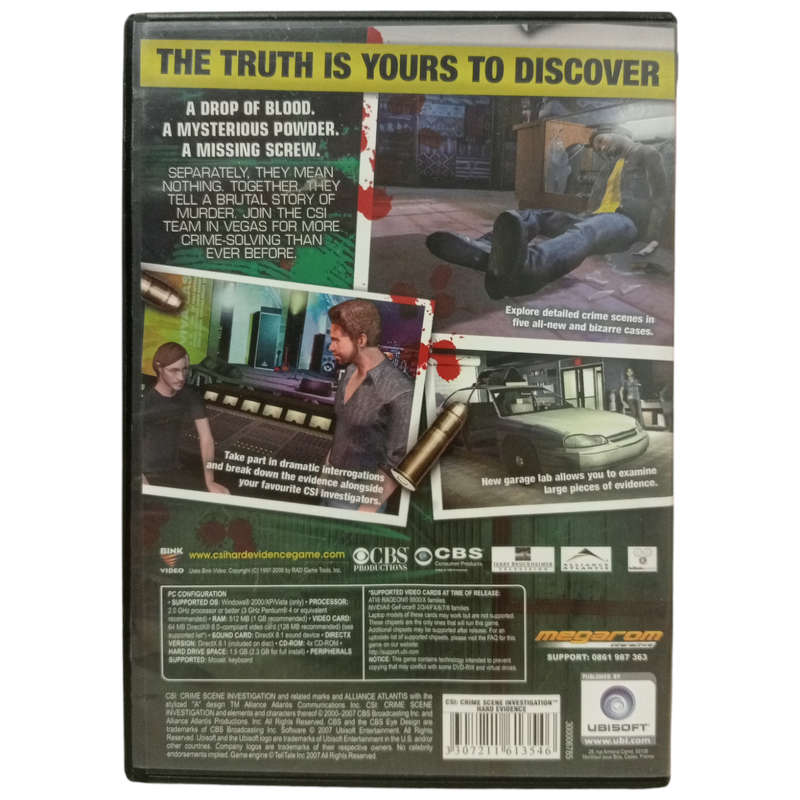 CSI: Crime Scene Investigation - Hard Evidence PC (DVD)