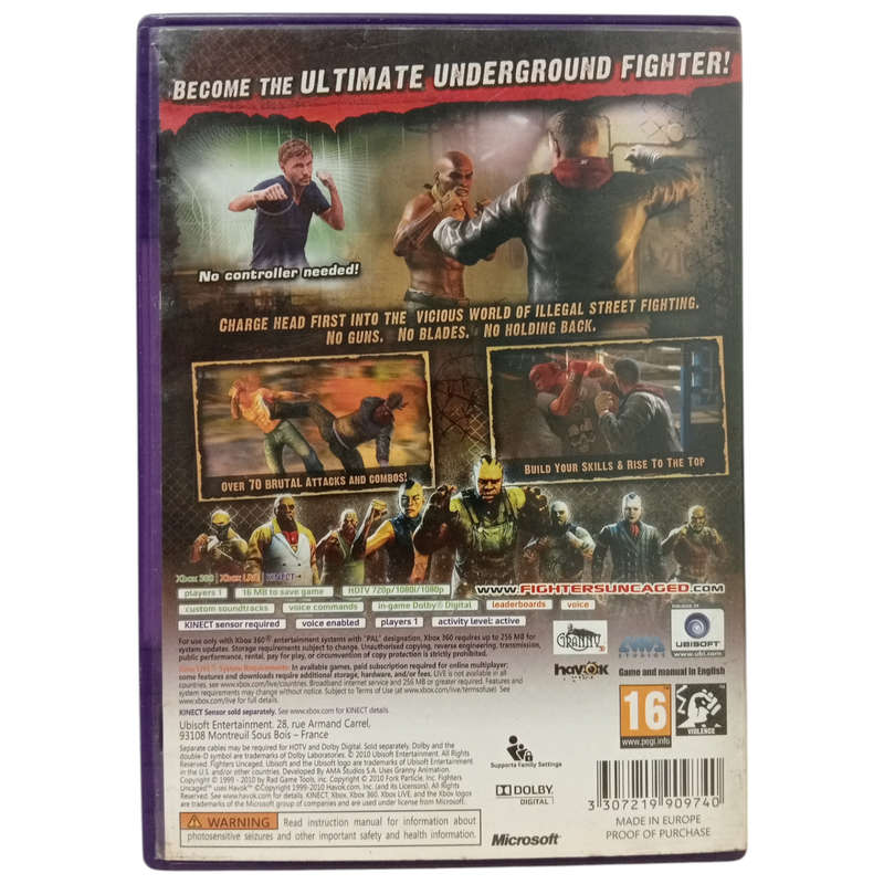 Fighters Uncaged Xbox 360