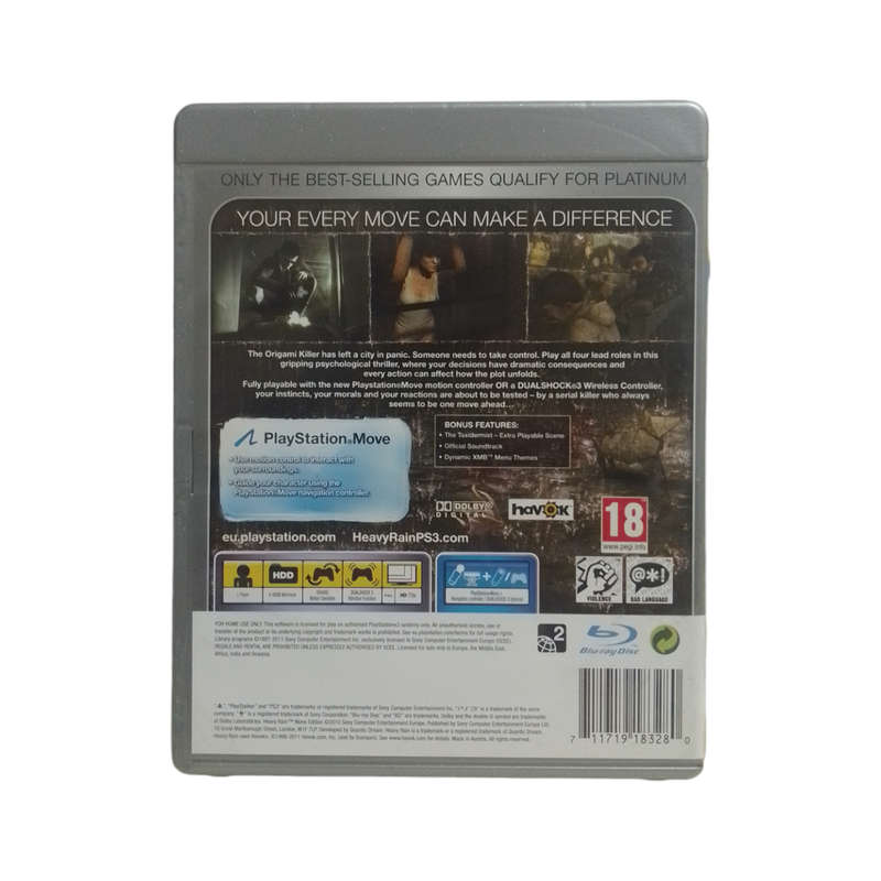 Heavy Rain - Move Edition PlayStation 3