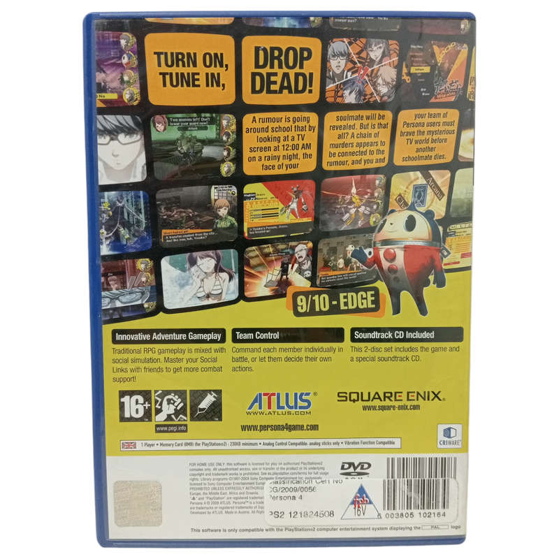 Persona 4 PlayStation 2