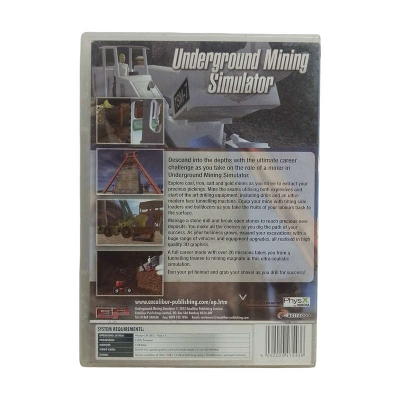 Underground Mining Simulator PC (CD)