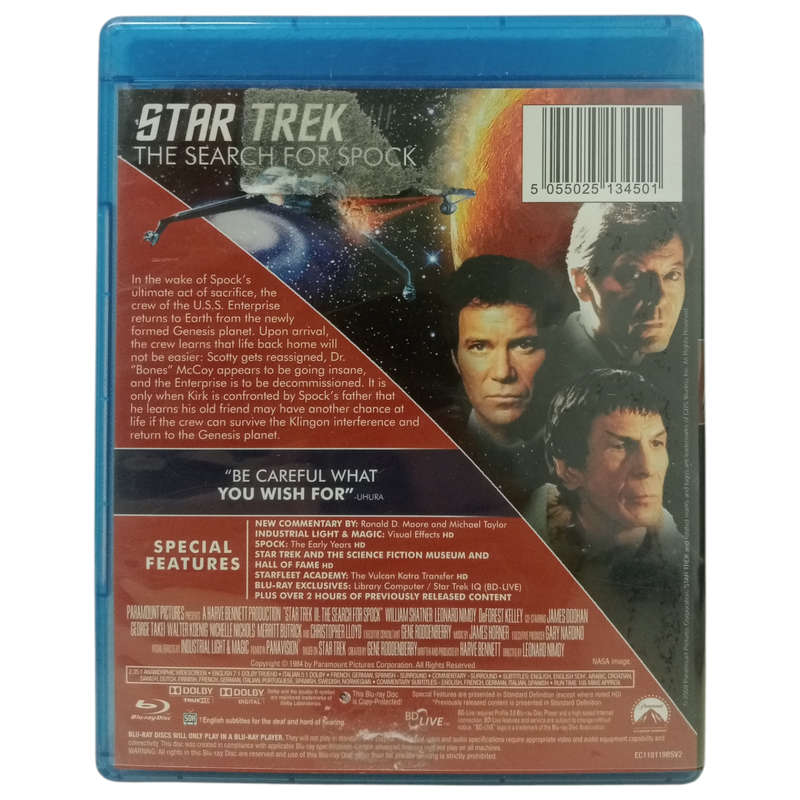 Star Trek III - The Search For Spock Blu-Ray