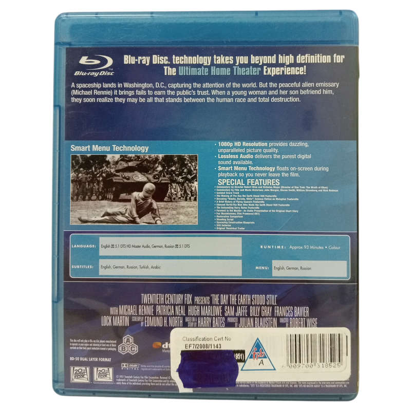 The Day The Earth Stood Still Blu-Ray