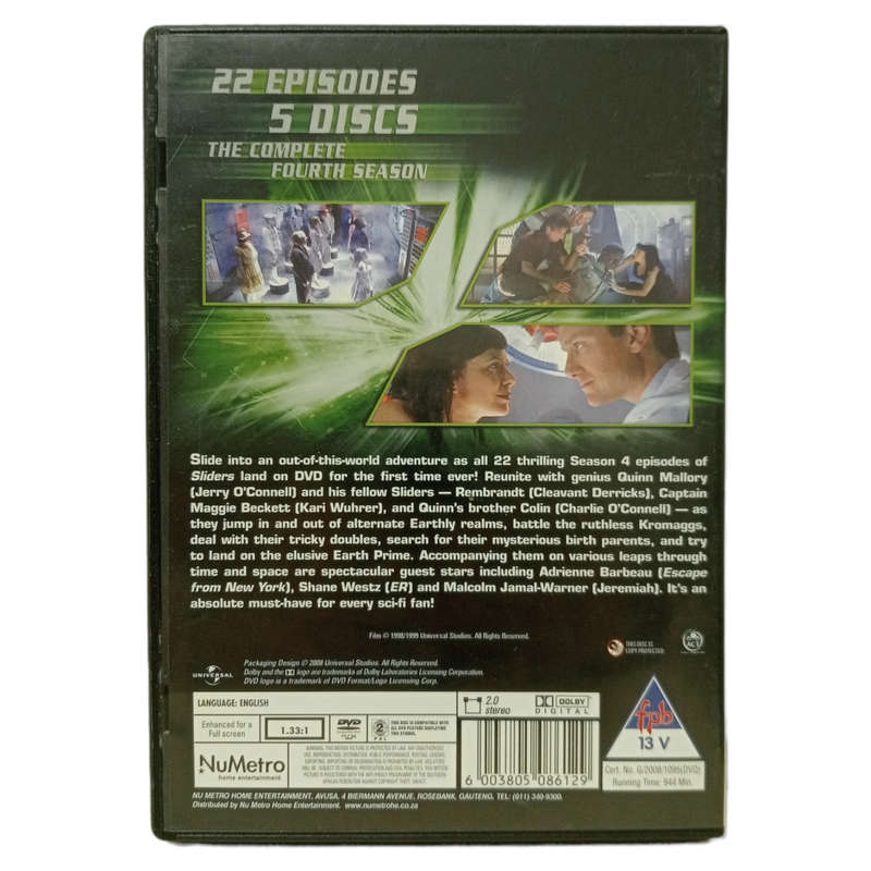 Sliders - The Fourth Season DVD