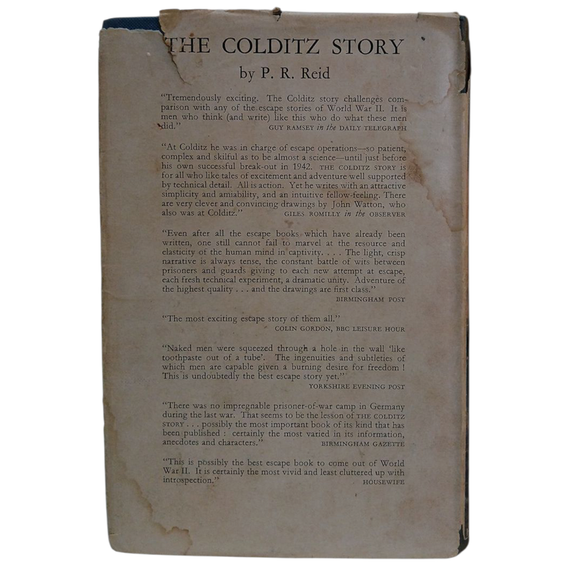 1953 The Latter Days By The Colditz Story P.R.Reid Hardcover w/Dustjacket