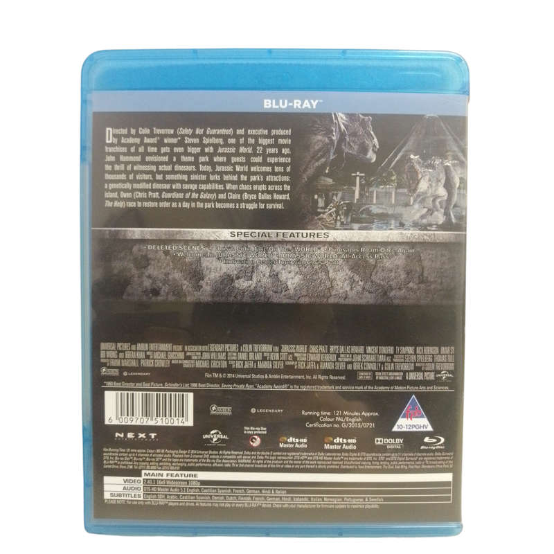 Jurassic World Blu-Ray