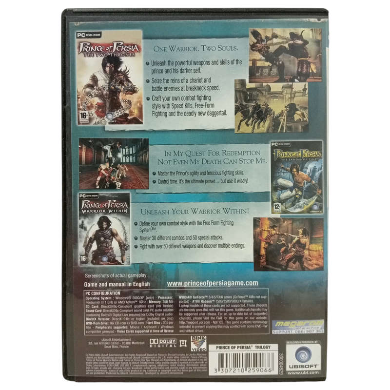 Prince Of Persia - Trilogy PC (DVD)