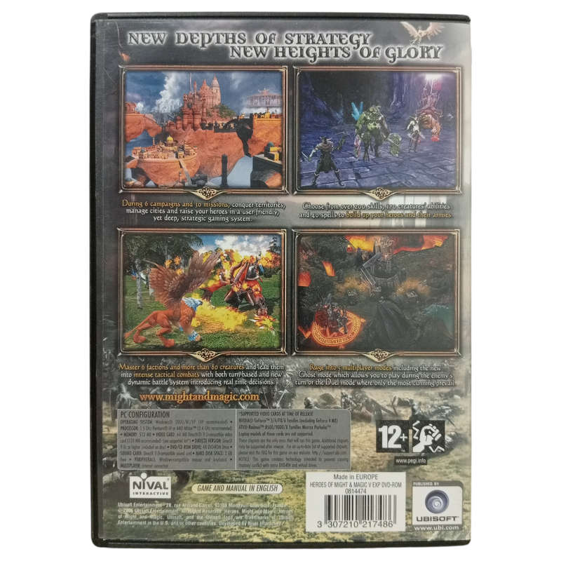 Heroes Of Might And Magic V PC (DVD)