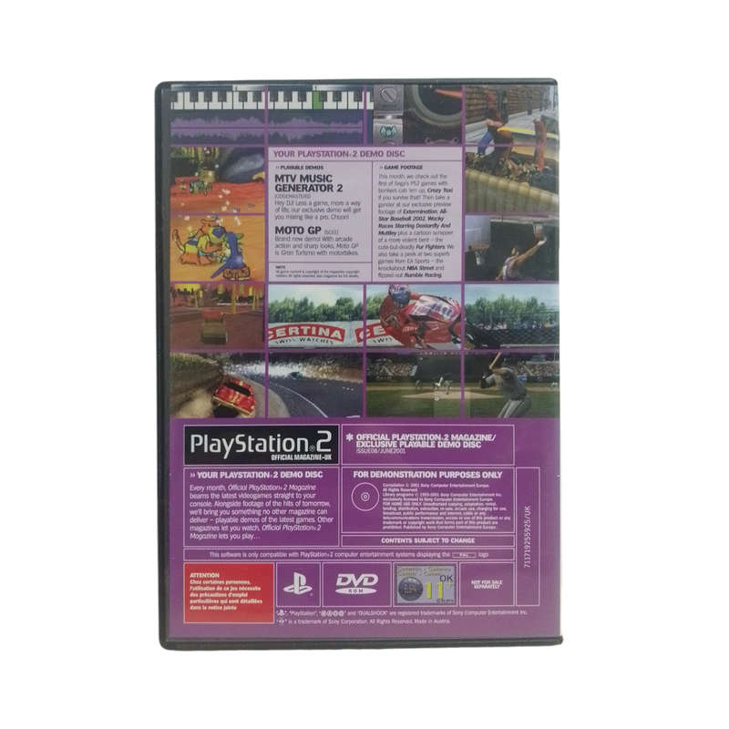 MTV Music Generator 2 / Moto GP - Demo Disk PlayStation 2