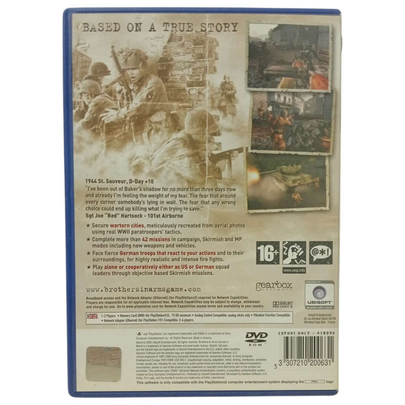 Brothers In Arms - Earned In Blood PlayStation 2