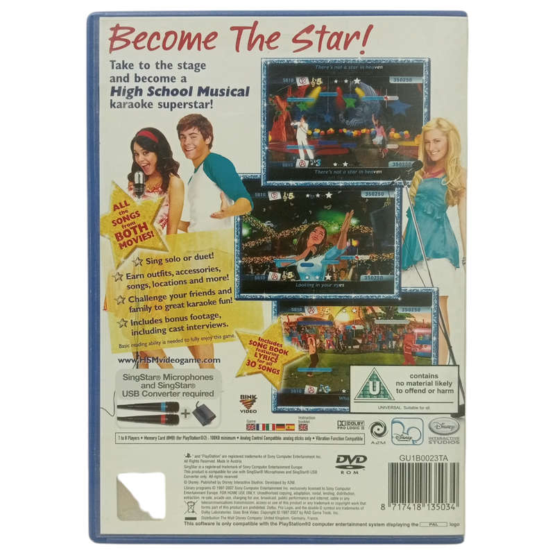 High School Musical - Sing it PlayStation 2