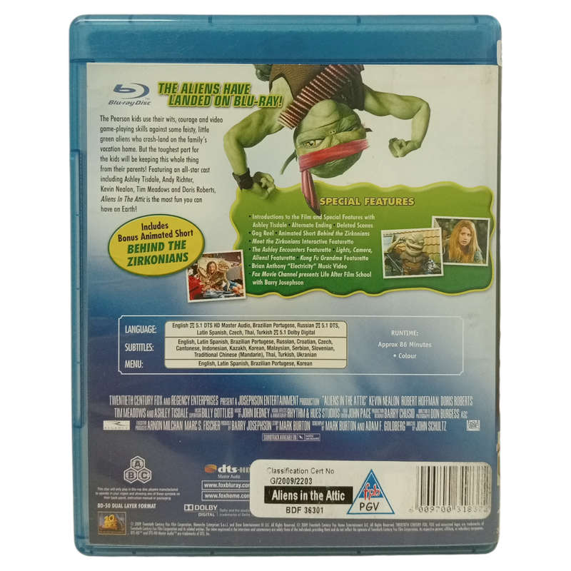 Aliens In The Attic Blu-Ray