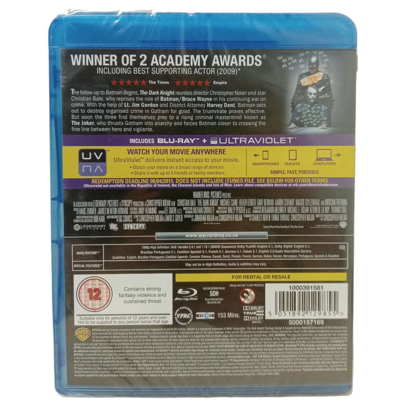 The Dark Knight Blu-Ray [Factory Sealed]