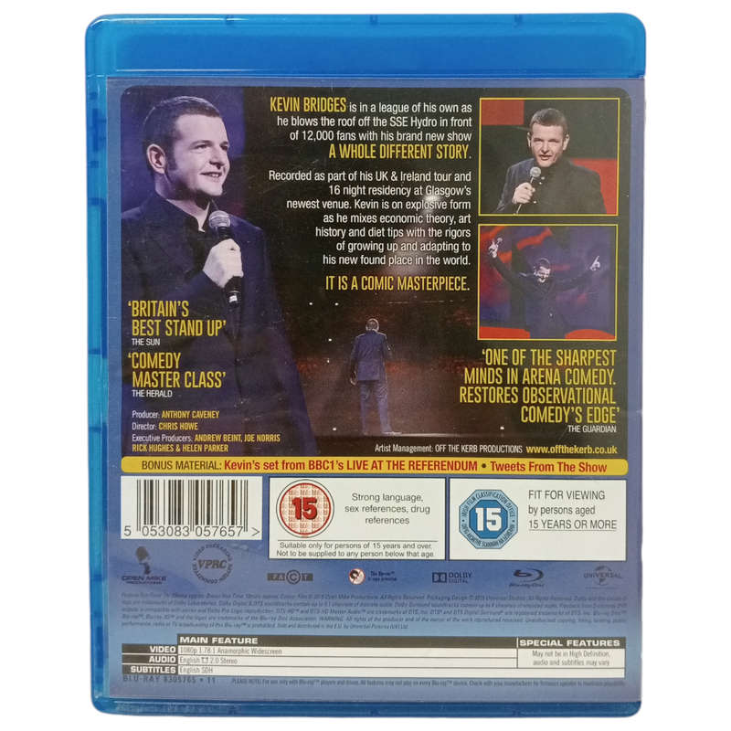 Kevin Bridges - A Whole Different Story Live 2015 Blu-Ray
